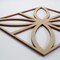 Ekena Millwork Medium Swansea Decorative Fretwork Wood Wall Panels, Hickory, 15 3/8"W x 15 3/8"H x 3/8"T WALW16X16X0375SWNHI - alternate 6